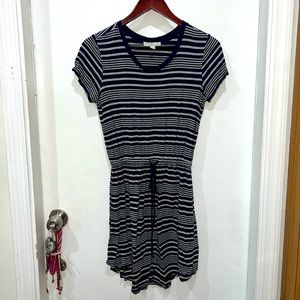 Blue & White Striped Dress